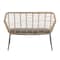 Manhattan Comfort Antibes 2.0 Steel Rattan 4-Piece Patio Conversation Set with Cushions in Grey OD-CV011-GY - alternate 10